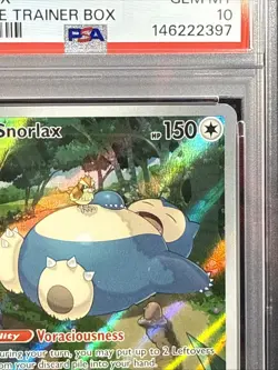 Pokemon Snorlax 151 ETB Black Star Promo #051 PSA GEM MINT 10 - Image 5