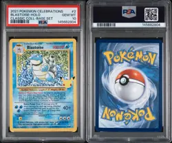 Pokemon Blastoise Celebrations Classic Collection Holo 2/102 2021 PSA 10 - Image 3