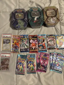 Pokemon Cards Sealed Graded Lot - Image 1