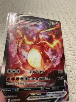 Pokemon Charizard VMAX Full Art Black Star Promo SWSH261 Near Mint - Image 3