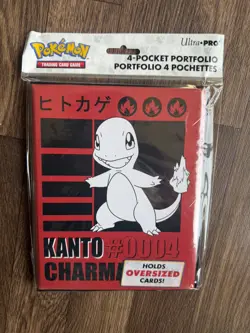 Pokemon Ultra Pro 4-Pocket Portfolio Charmander Kanto #0004 - Image 1