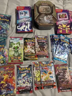 Pokemon Cards Sealed Tin 2 Knock Out Collections 36 Sealed Card Packs - Image 3