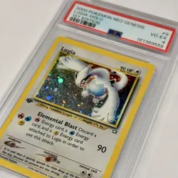 2000 Pokemon Neo Genesis 1st Edition Lugia Holo #9 PSA 4 VG-EX WOTC Vintage - Image 3