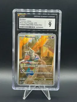 The Pokemon Company Mimikyu 075 Sv: Scarlet & Violet Promo Holo CGC 9 2024 - Image 1