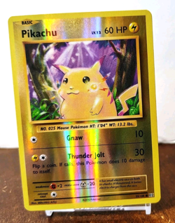 POKEMON PIKACHU 35/108 REVERSE HOLO XY EVOLUTIONS LP-NM - Image 1
