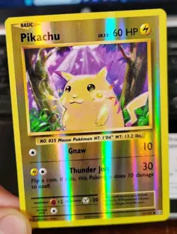POKEMON PIKACHU 35/108 REVERSE HOLO XY EVOLUTIONS LP-NM - Image 5