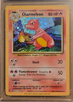 CGC 10 Charmeleon 002/034 Pokemon TCG Classic Charizard Ho-Oh deck Holo Gem Mint - Image 3