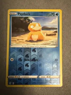 Psyduck 024/203 Common Evolving Skies Pokemon Reverse Holo Near Mint - Image 1