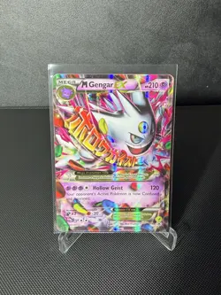 M Gengar Ex XY166 Promo Pokemon (ding And Whitening) - Image 1