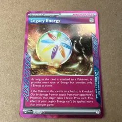 Legacy Energy 167/167 Holo ACE SPEC Rare Twilight Masquerade Pokemon Cards - Image 1