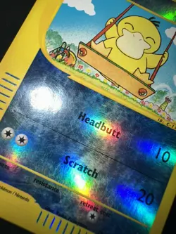 2002 Psyduck 104/147 Aquapolis Reverse Holo Vintage Pokemon E-Reader - Image 4