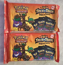 2 Pokemon 2024 Halloween Trick or Trade Booster Bundle 210 Cards NEW Sealed - Image 1