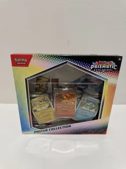 Pokemon TCG SV8.5 Prismatic Evolutions Poster Collection Box Factory Sealed - Image 1