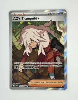 NM Pokemon AZ's Tranquility Full Art Chaos Rising 106/086 Pokemon Card - Image 1