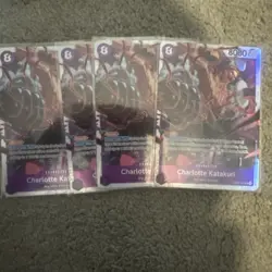 Bandai One Piece Card Game - Charlotte Katakuri OP11-067 SR playset - Image 1
