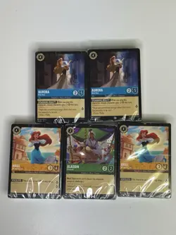 5x Sealed Lorcana First Chapter Decks (DECKS ONLY) Amethyst /Steel/ Emerald - Image 1