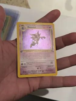 Pokemon Haunter 1st Edition Holo Fossil 6/62 Rare Wizards of the Coast 1999 NM - Image 4