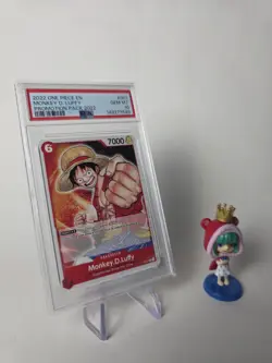 PSA 10 Monkey D Luffy P 001 Pre Errata PROMO ERROR TEXT OPTCG GEM MT - Image 1