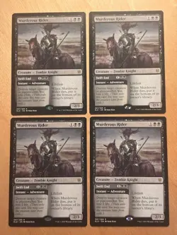 Magic the Gathering MTG 1x Murderous Rider / Swift End Throne of Eldraine NM/LP - Image 1