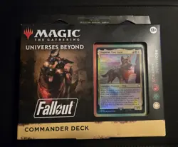 Magic: The Gathering Universes Beyond Fallout Commander Deck Dogmeat Sealed - Image 1