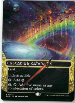 Cascading Cataracts (Borderless) | Edge of Eternities | 5 | NM | MTG - Image 1