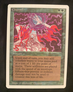 Channel - Magic The Gathering - MTG - Revised Edition 1994 - (NM) - Image 1