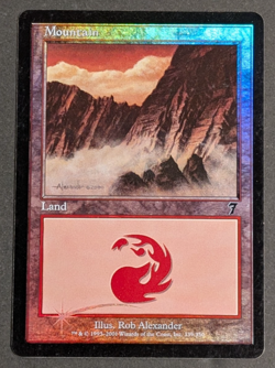 MTG Card - 1x Mountain (339) - Core Set Seventh (7th) Editon - NM/LP Foil, Magic - Image 1