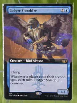 Ledger Shredder (Extended Art, NM) - Streets of New Capenna - MTG #412 - Image 1