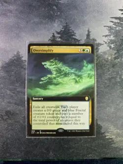 Oversimplify (Extended Art) Commander 2021 Regular - Image 1