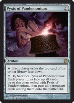 Pyxis of Pandemonium -Foil Light Play MTG Theros - Image 1