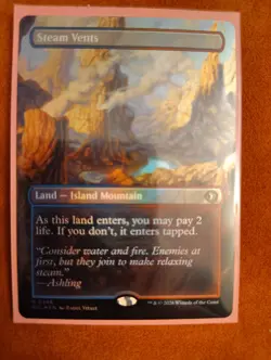 Steam Vents (Borderless) Lorwyn Eclipsed Foil MINT! - Image 1