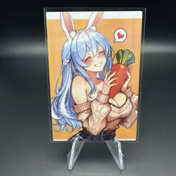 Pekomama Holographic Anime Collectible Trading Card - Image 1