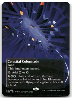 Celestial Colonnade (0052) (Borderless) #52 NM Edge of Eternities EOS Magic MTG - Image 1