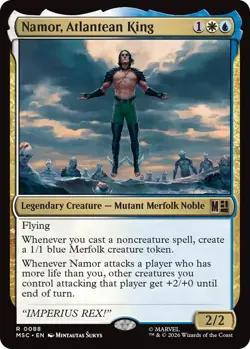 x1 Namor, Atlantean King R MTG Commander: Marvel Super Heroes M/NM, English - Image 1