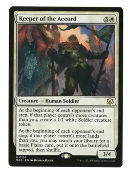 MTG Keeper of the Accord Commander March of the Machine Magic The Gathering - Image 1