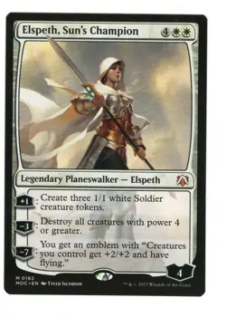 MTG Elspeth, Sun's Champion 182 Commander March of Machine Magic Gathering - Image 1