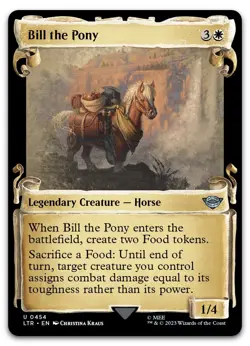 Bill the Pony (Showcase Scrolls) #454 (LP) Lord of the Rings LTR Magic MTG - Image 1
