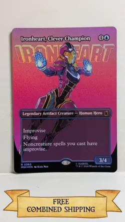 Ironheart, Clever Champion (Borderless) Marvel Super Heroes Foil ...sku: DD512 - Image 1