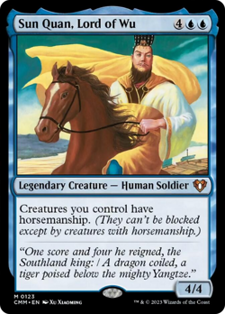 Sun Quan, Lord of Wu [Commander Masters] Near Mint - Image 1