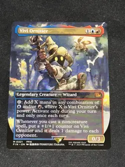 Vivi Ornitier (Borderless) Final Fantasy MTG Magic the Gathering Non-Foil - Image 1