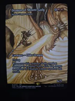 Dragon of Mount Gulg Ancient Copper Dragon Final Fantasy MTG NM Condition - Image 1