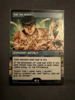 The Ten Rings Borderless -MTG - Marvel Super Heroes - Non Foil - MTG - NM - MSH - Image 1