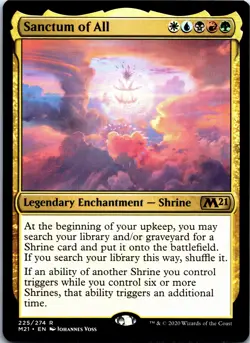 Sanctum of All (225) - Normal - Core Set 2021 (M21) - NM - Image 1