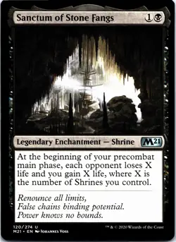 Sanctum of Stone Fangs (120) - Normal - Core Set 2021 (M21) - NM - Image 1