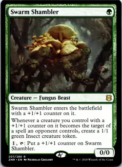 Swarm Shambler (207) - Normal - Zendikar Rising (ZNR) - NM - Image 1