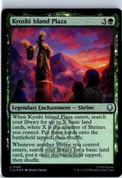 Kyoshi Island Plaza (184) - Foil - Avatar: The Last Airbender (TLA) - NM - Image 1