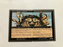 B.F.M. (Big Furry Monster) MTG Unglued - 2 CARD SET - NM - Image 1