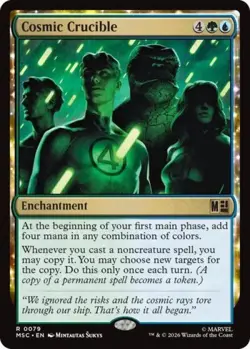 ~ Cosmic Crucible ~ NM ~ Commander: Marvel Super Heroes ~ MTG ~ - Image 1