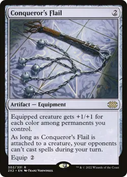 Conqueror's Flail Double Masters 2022 NM302 - Image 1