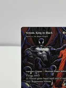 🔥💎Venom King In Black 0022 Borderless Spider Man MTG NM🔥💎 - Image 4